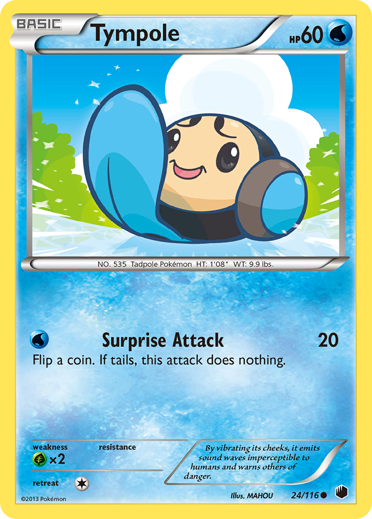Tympole (24/116) [Black & White: Plasma Freeze]-1