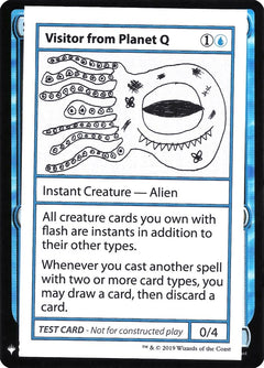 Visitor from Planet Q [Mystery Booster Playtest Cards]-1