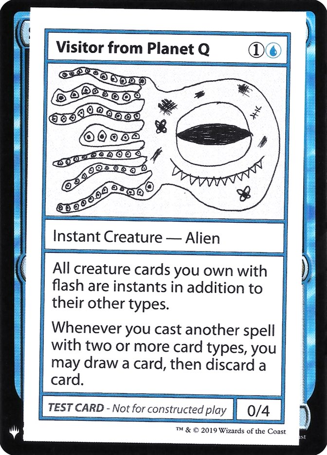 Visitor from Planet Q [Mystery Booster Playtest Cards]-1