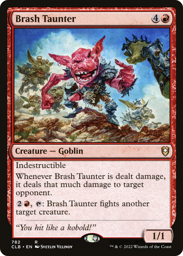 Brash Taunter [Commander Legends: Battle for Baldur's Gate]-1