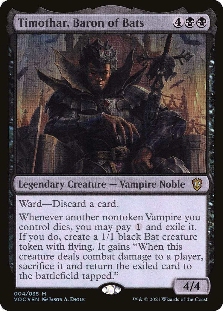 Timothar, Baron of Bats (VOC-004) - Crimson Vow Commander-1