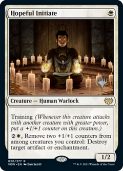 Hopeful Initiate (Promo Pack) [Innistrad: Crimson Vow Promos]-1