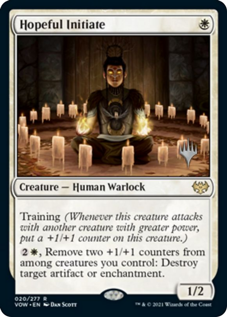 Hopeful Initiate (Promo Pack) [Innistrad: Crimson Vow Promos]-1