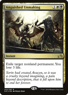 Anguished Unmaking [Shadows over Innistrad Prerelease Promos]-1