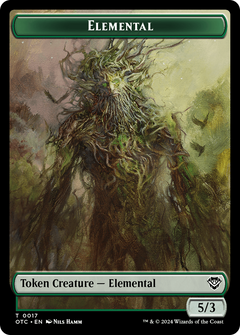 Elemental (TOTC-017) - Outlaws of Thunder Junction Commander Tokens Foil-1
