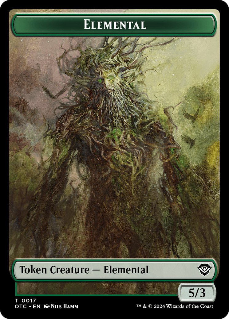 Elemental (TOTC-017) - Outlaws of Thunder Junction Commander Tokens-1