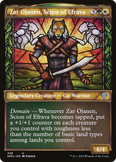 Zar Ojanen, Scion of Efrava (Showcase) (DMU-326) - Dominaria United: (Showcase) Foil-1