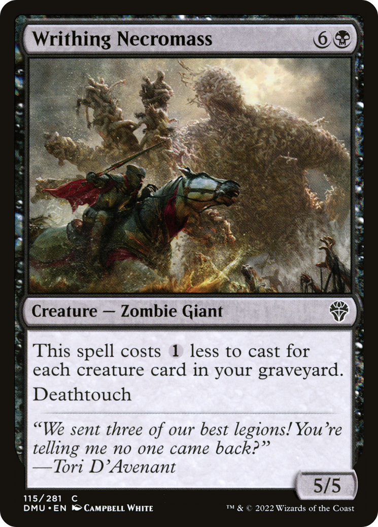 Writhing Necromass (DMU-115) - Dominaria United Foil-1