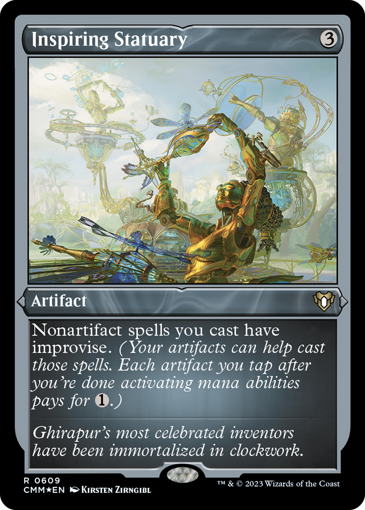 Inspiring Statuary (Foil Etched) [Commander Masters]-1