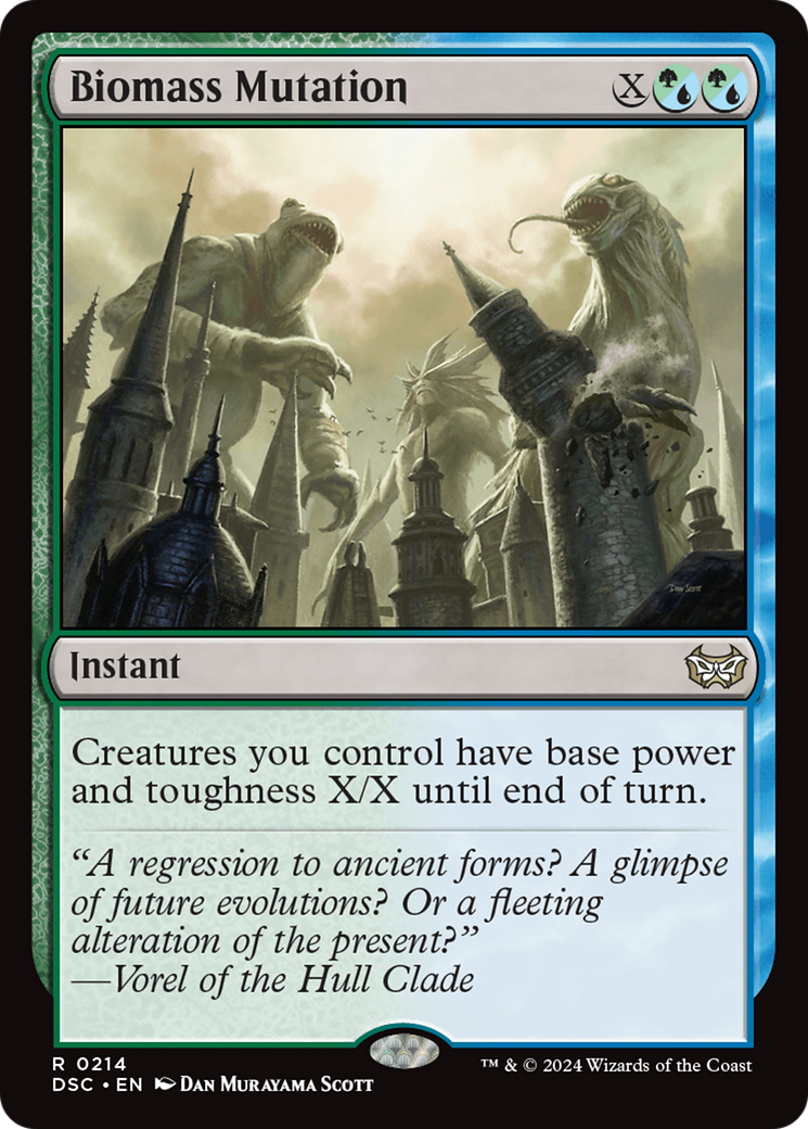 Biomass Mutation [Duskmourn: House of Horror Commander]-1