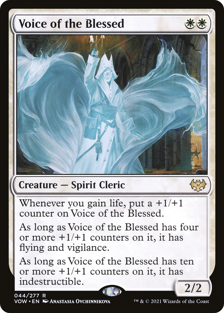 Voice of the Blessed (VOW-044) - Innistrad: Crimson Vow Foil-1