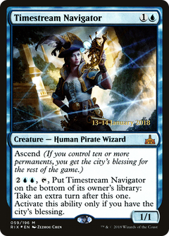 Timestream Navigator [Rivals of Ixalan Prerelease Promos]-1