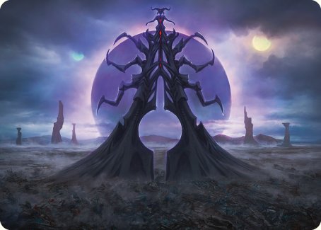 Black Sun's Twilight Art Card [Phyrexia: All Will Be One Art Series]-1