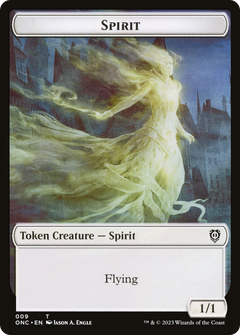 Spirit (TONC-009) - Phyrexia: All Will Be One Commander Tokens-1