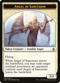 Angel of Sanctions Token [Amonkhet Tokens]-1