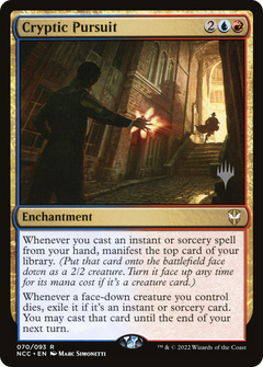 Cryptic Pursuit (Promo Pack) [Streets of New Capenna Commander Promos]-1
