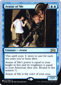 Avatar of Me (Unfinity Foil Edition) [The List]-1