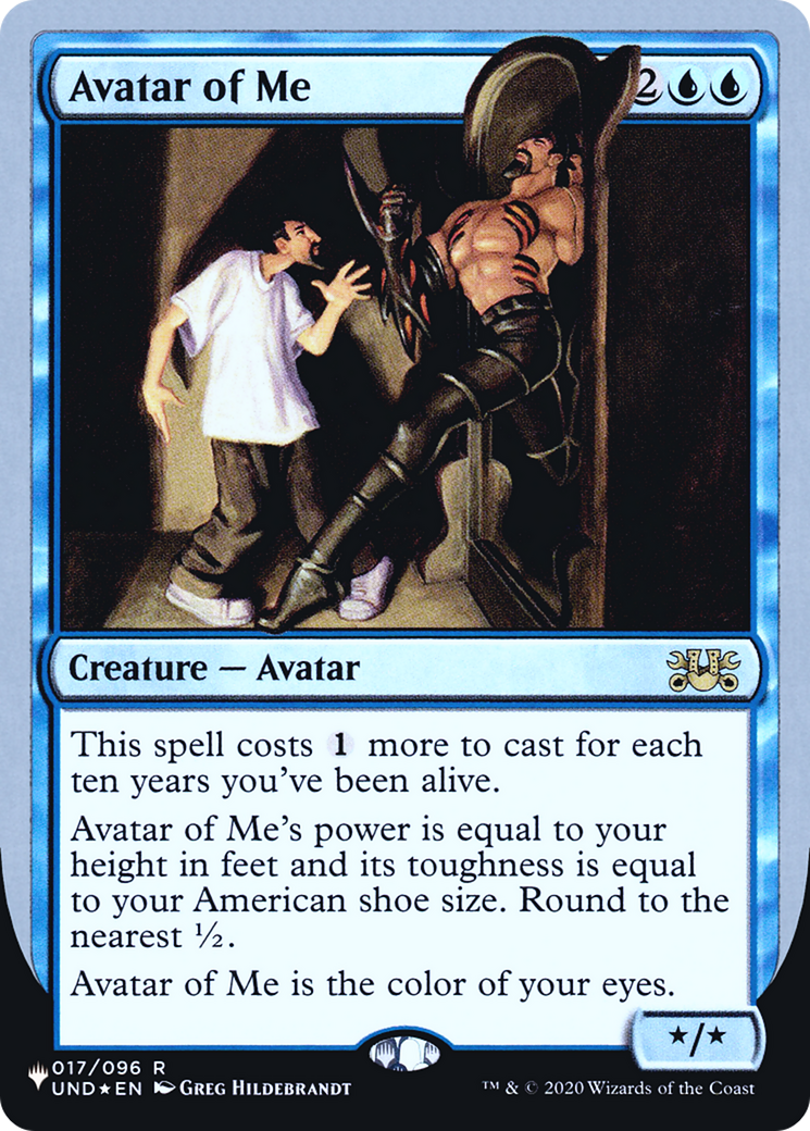 Avatar of Me (Unfinity Foil Edition) [The List]-1