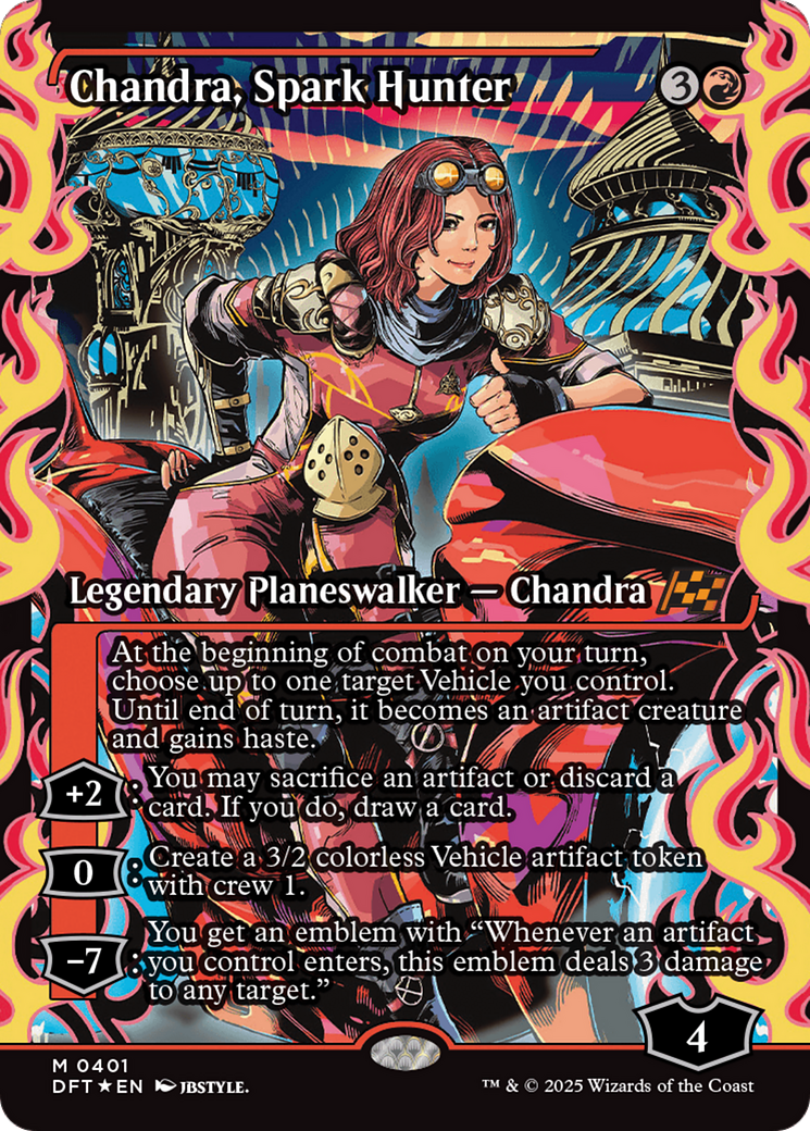 Chandra, Spark Hunter (Showcase) [Aetherdrift]-1