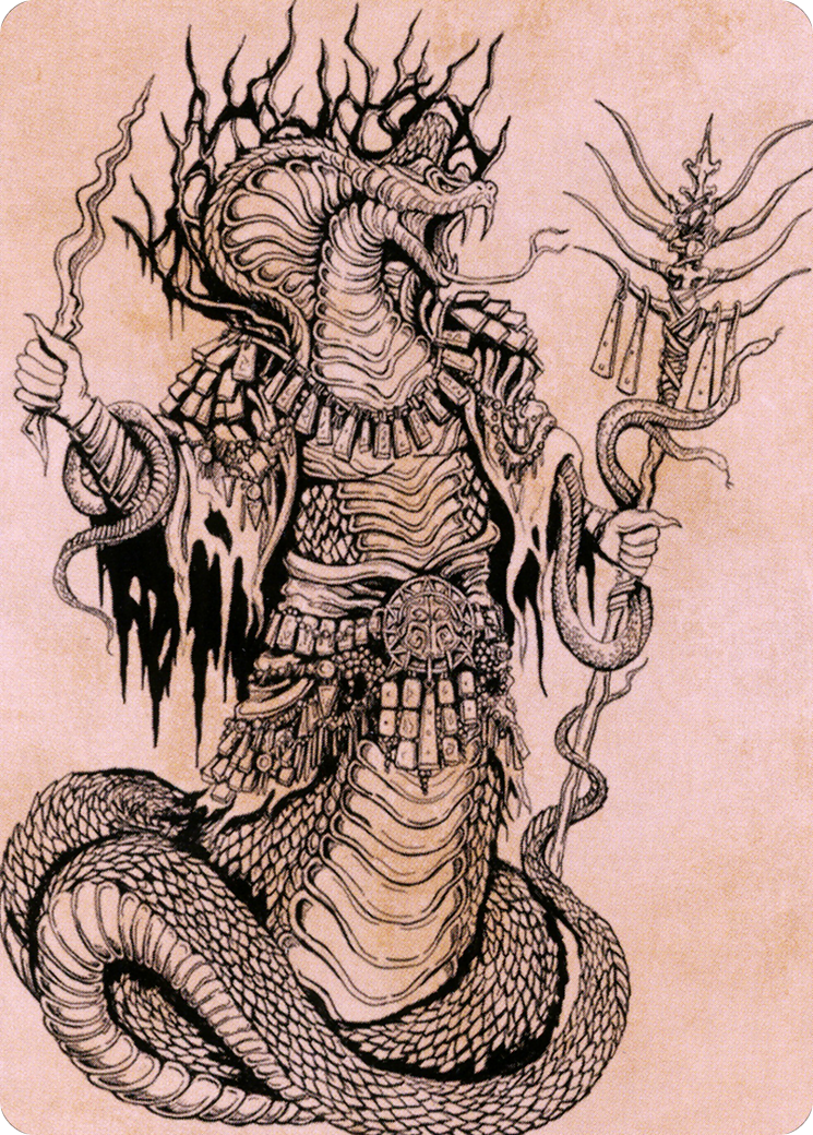 Sivriss, Nightmare Speaker // Sivriss, Nightmare Speaker (ACLB-051) - Battle for Baldur's Gate Art Series (Borderless) Foil-3