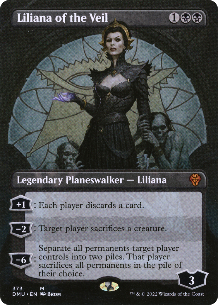 Liliana of the Veil (Borderless) [Dominaria United]-1