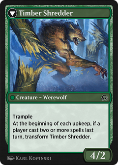 Hinterland Logger // Timber Shredder (SIR-201) - Shadows over Innistrad Remastered-2