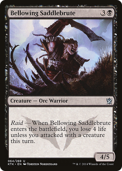 Bellowing Saddlebrute [Khans of Tarkir]-1