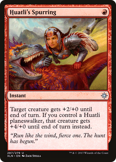 Huatli's Spurring [Ixalan]-1