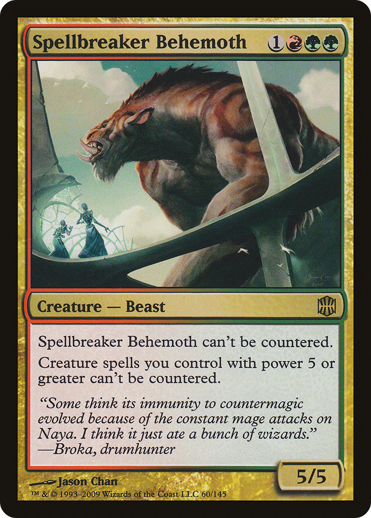 Spellbreaker Behemoth [Alara Reborn]-1