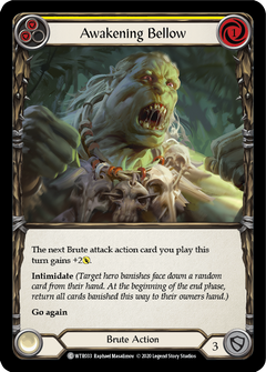 Awakening Bellow (Yellow) [U-WTR033] (Welcome to Rathe Unlimited)  Unlimited Rainbow Foil-2
