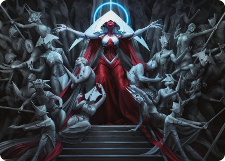 Elesh Norn, Mother of Machines Art Card [Phyrexia: All Will Be One Art Series]-1