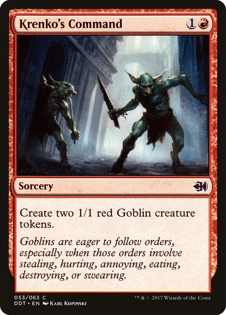 Krenko's Command [Duel Decks: Merfolk vs. Goblins]-1