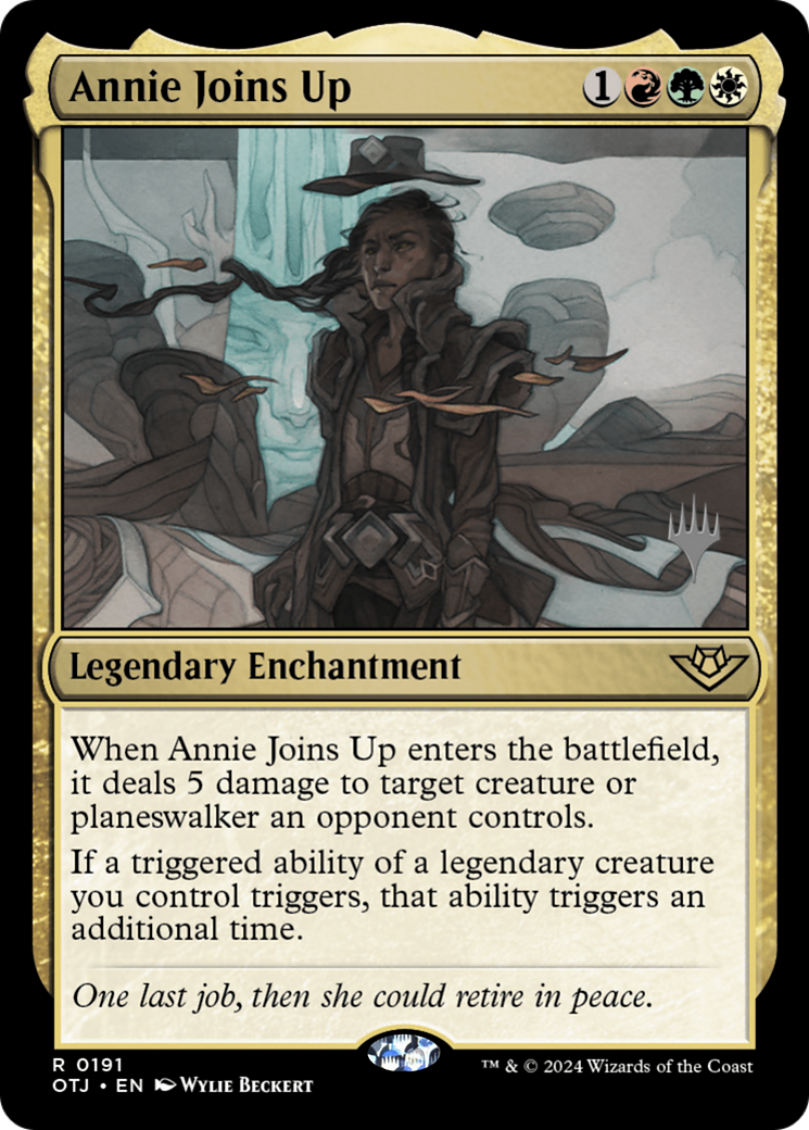 Annie Joins Up (Promo Pack) [Outlaws of Thunder Junction Promos]-1