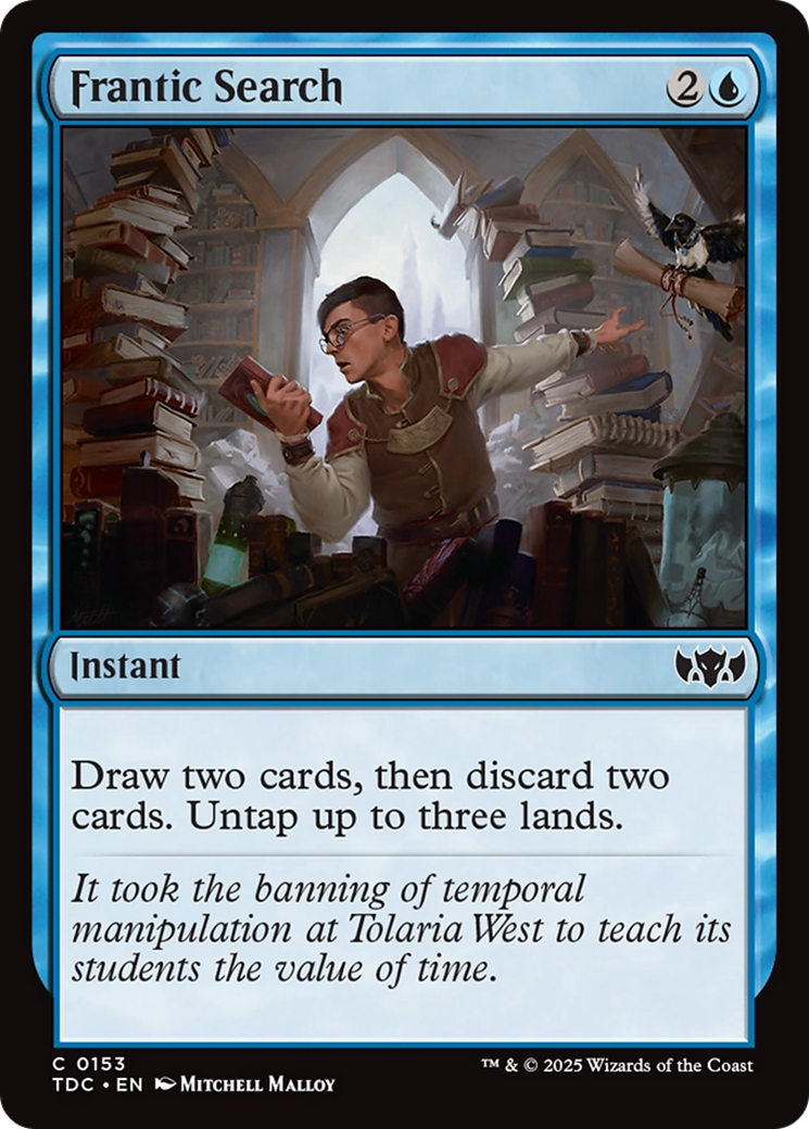 Frantic Search [Tarkir: Dragonstorm Commander]-1