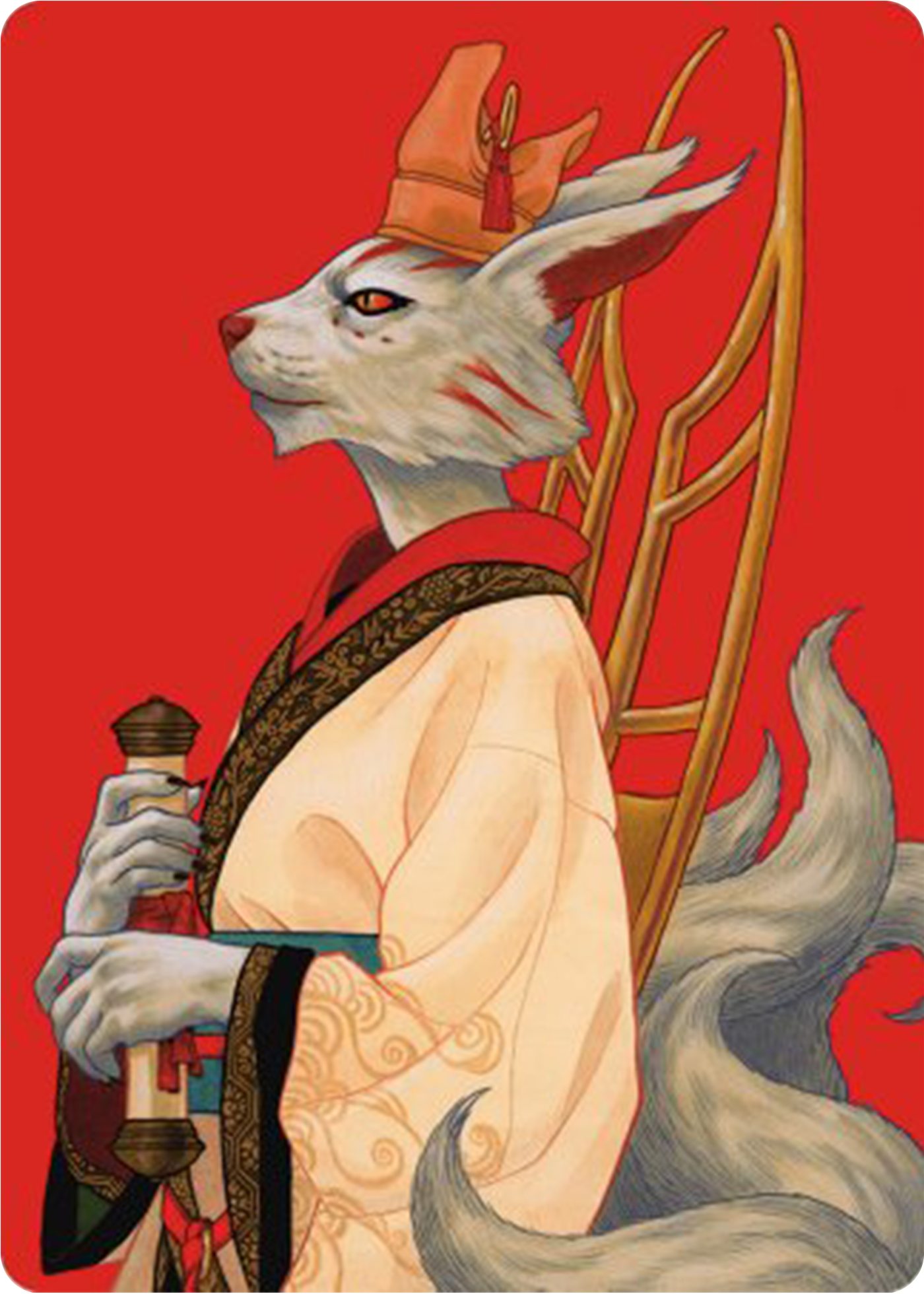 Pearl-Ear, Imperial Advisor Art Card [Modern Horizons 3 Art Series]-1