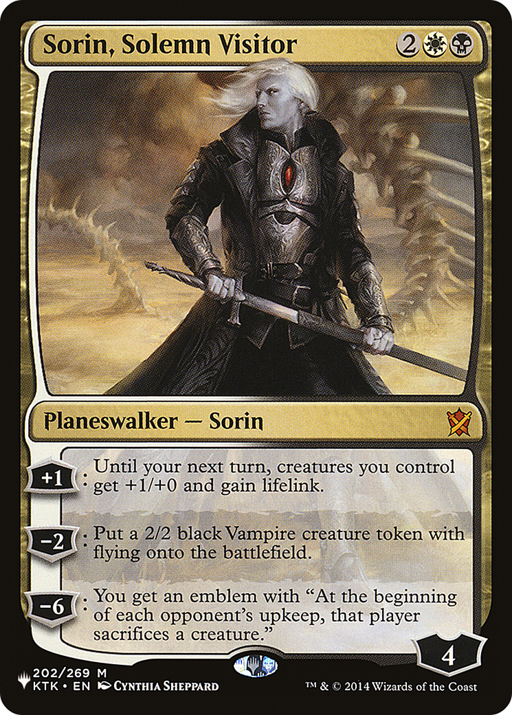 Sorin, Solemn Visitor [The List]-1