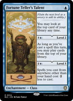 Fortune Teller's Talent [Bloomburrow Commander]-1