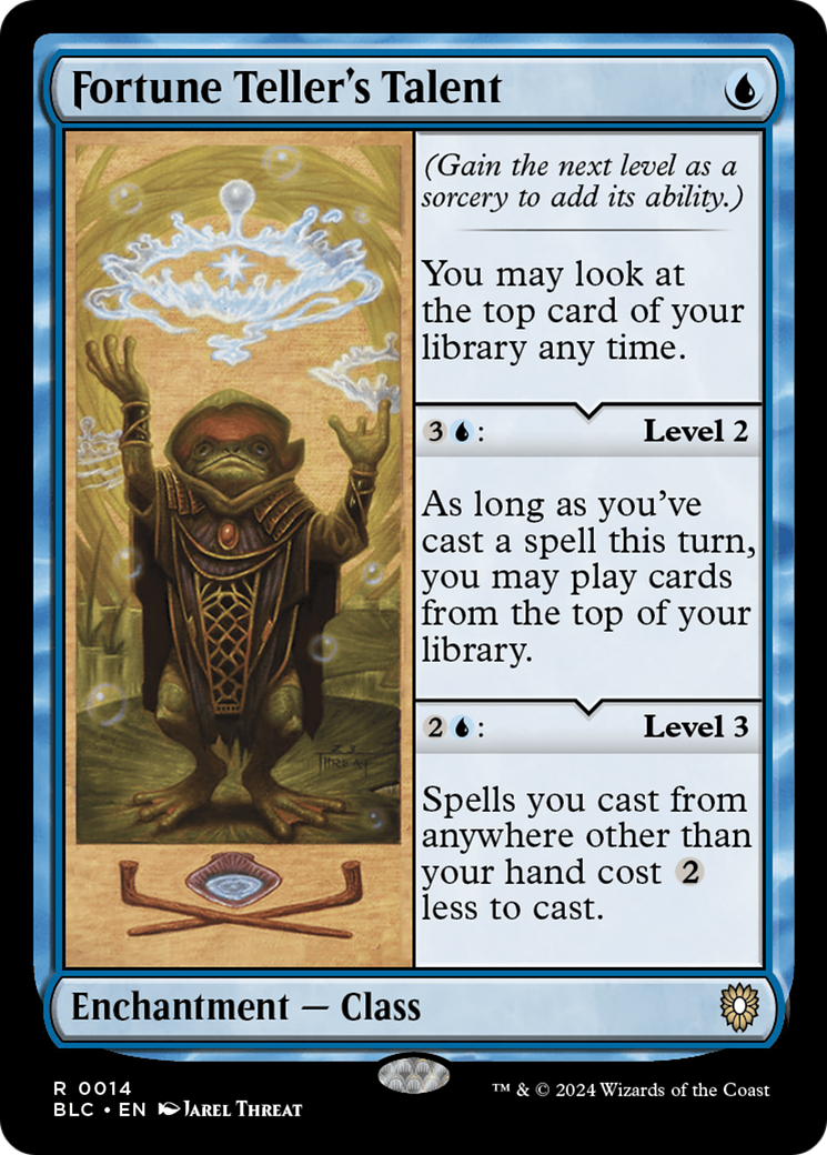 Fortune Teller's Talent [Bloomburrow Commander]-1
