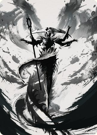 Atraxa, Grand Unifier 2 Art Card [Phyrexia: All Will Be One Art Series]-1