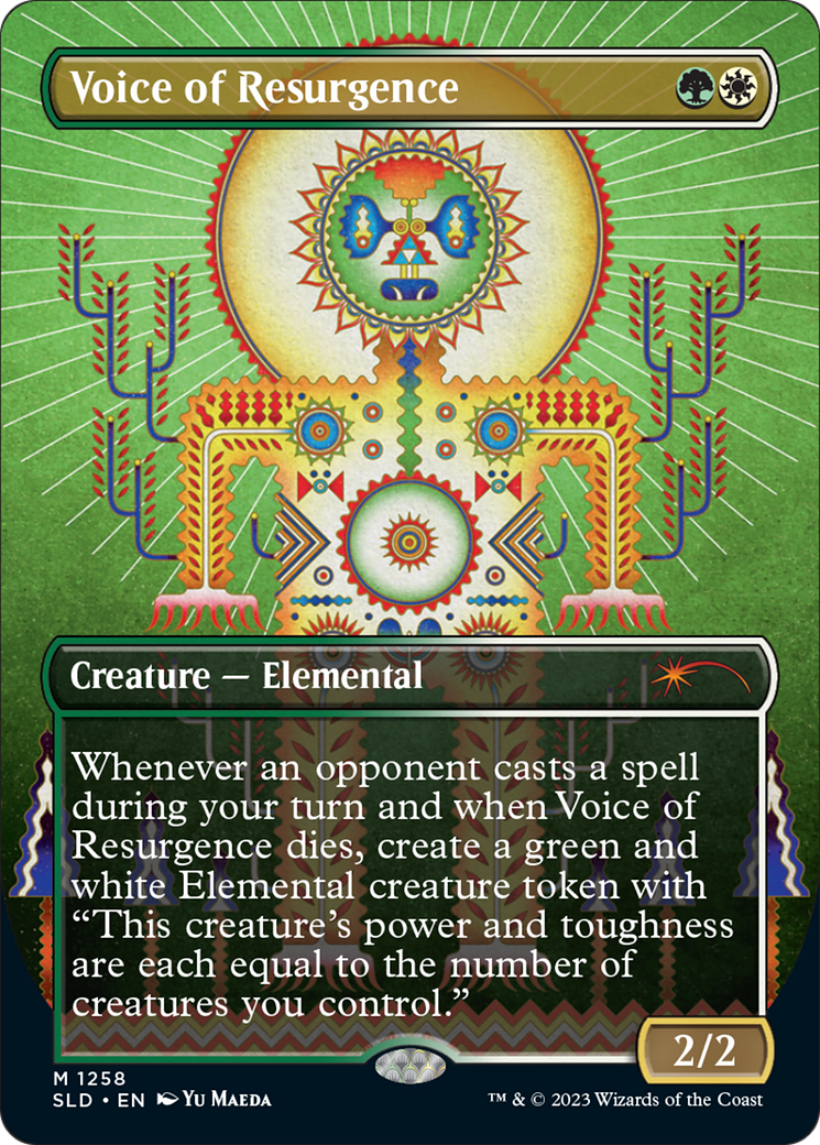 Voice of Resurgence (SLD-1258) - Secret Lair Drop (Borderless)-1