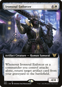 Ironsoul Enforcer (Extended Art) [Kamigawa: Neon Dynasty Commander]-1