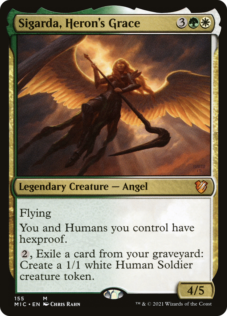 Sigarda, Heron's Grace [Innistrad: Midnight Hunt Commander]-1