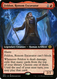 Feldon, Ronom Excavator (Extended Art) [The Brothers' War]-1