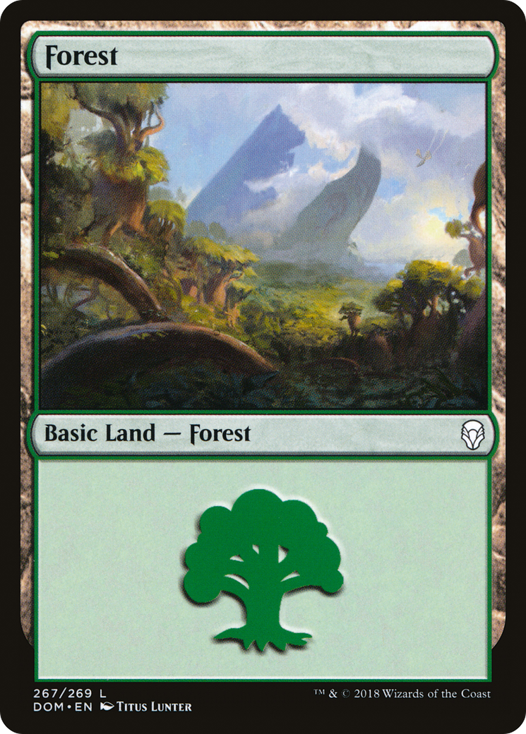 Forest (267) [Dominaria]-1