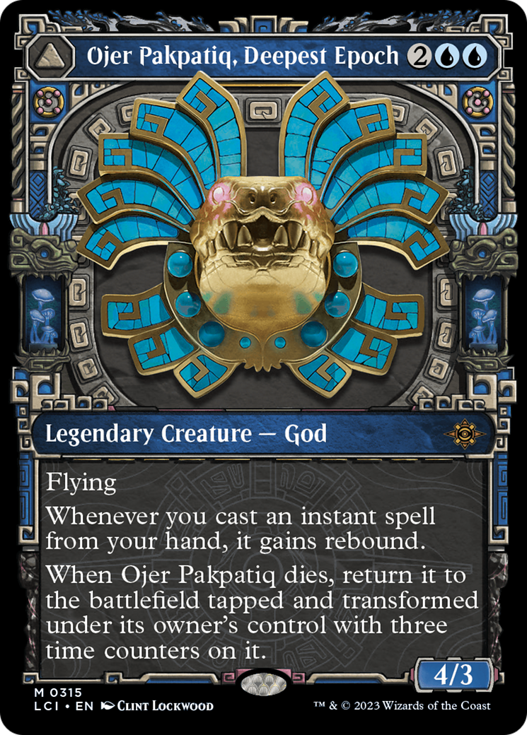 Ojer Pakpatiq, Deepest Epoch // Temple of Cyclical Time (Showcase) [The Lost Caverns of Ixalan]-3