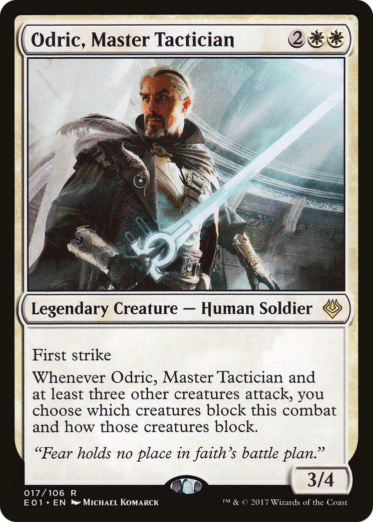 Odric, Master Tactician [Archenemy: Nicol Bolas]-1