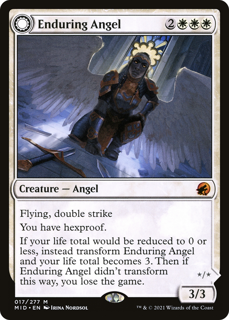 Enduring Angel // Angelic Enforcer [Innistrad: Midnight Hunt]-3