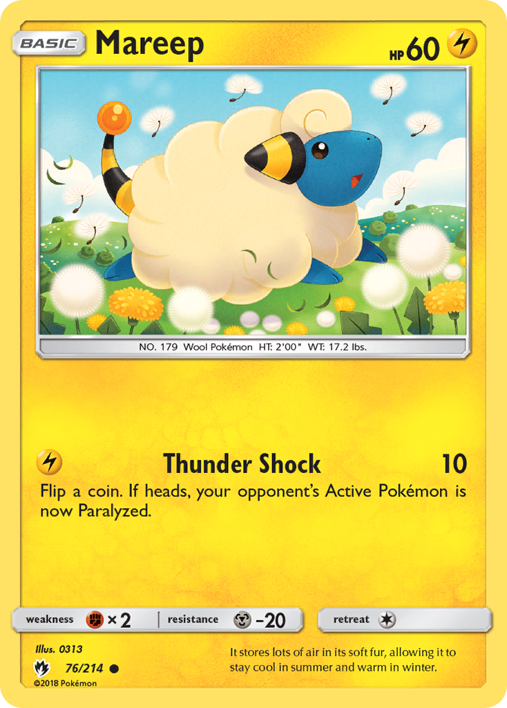Mareep (76/214) [Sun & Moon: Lost Thunder]-1