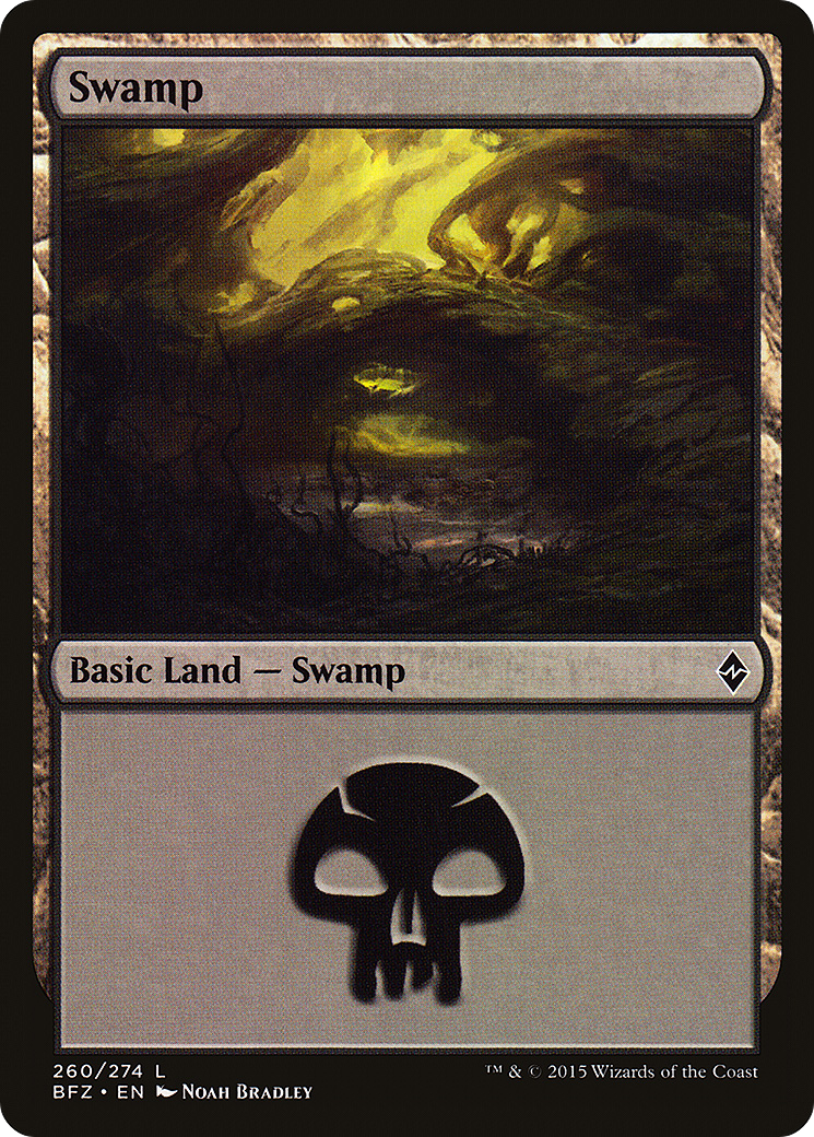 Swamp (260) [Battle for Zendikar]-1