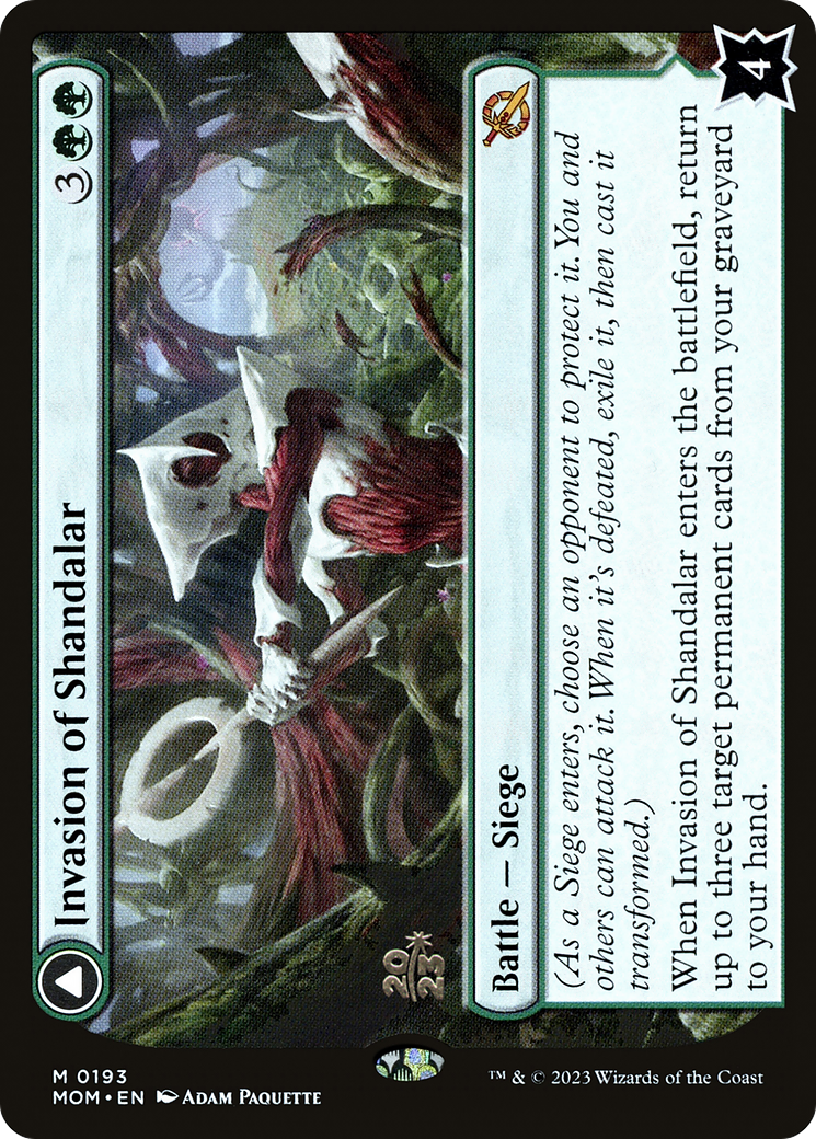 Invasion of Shandalar // Leyline Surge [March of the Machine Prerelease Promos]-1